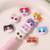 oly-683175e667bbb47bec066087c08c82d5 Wholesale Acrylic Cat Print Loose Beads Fashion DIY Car Key Accessory for Resale