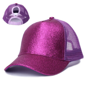 Bronzing purple ponytail / Adjustable without label