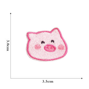 Pig cloth stickers 2#