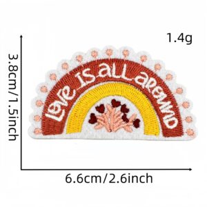 Colorful english cloth stickers 11#
