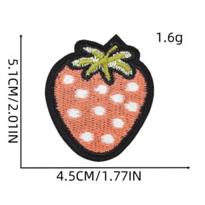 Strawberry cloth patch 21#