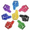 oly-68b826be0934789afd72b7a382374b3f Wholesale Trendy Funny Encouragement Finger Embroidered Patch DIY Decorative Badge Gift