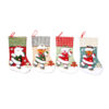 Wholesale Plush Cartoon Christmas Stocking Gift Bag Decorative Accessory Tree Hanging