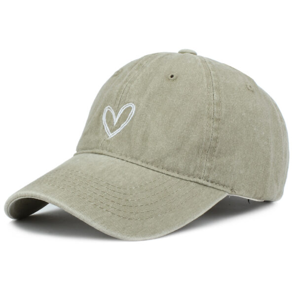 Wholesale Trendy Love Heart Baseball Cap Adjustable Sun Protection Unisex Gift