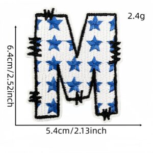 Letter patch m