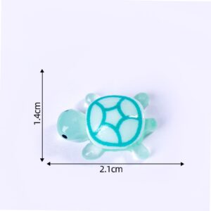 32 # Light blue [extra small size] / 30 types of luminous cartoon turtles