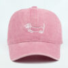 Wholesale Cartoon Dog Embroidery Retro Washed Baseball Cap Adjustable Fashion Accessory