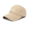 oly-68eee6af17413f8e31bf468f82c08bda Wholesale Embroidered Distressed Baseball Cap Retro Style Casual Sun Hat for Women Men