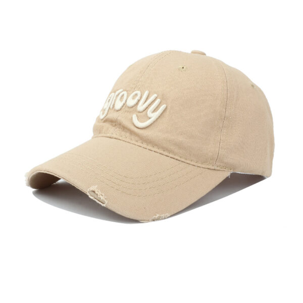 oly-68eee6af17413f8e31bf468f82c08bda Wholesale Embroidered Distressed Baseball Cap Retro Style Casual Sun Hat for Women Men