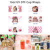 oly-68f16be69c34f6d999a5cfa177ecac53 Wholesale 5pcs Soft Blush Pink Romantic Valentines Wedding Couple Rose Heart Balloon Arch Cake Butterfly Gift Box Mixed Decor Prints 16oz Cup UV DTF Wraps