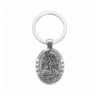 Wholesale Retro Saint Michael and Saint Christopher Metal Keychain Pendant Fashion Accessory Gift