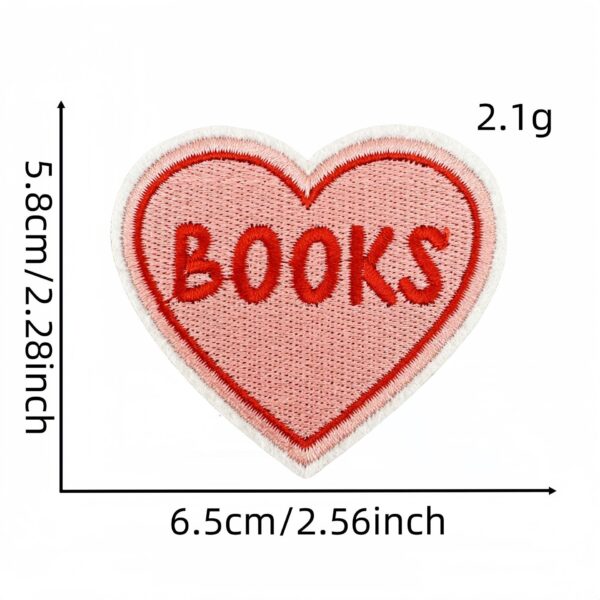 oly-690ed3768d29d6d277e5eba3e9139c8f Wholesale English Book Embroidery Patch Chic Fashion Accessory for Bag Gift Boutique