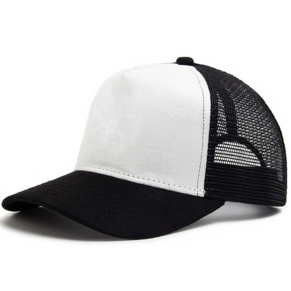 Wholesale Suede Baseball Cap Blue Light Plate Curved Brim Unisex Sun Protection Everyday Hat