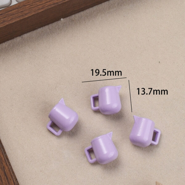 oly-6919a4e560a26103bfed234729921b07 Wholesale Miniature Milk Jug Pendant Alloy Mixed Color DIY Cell Phone Decorative Accessory