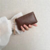 oly-69291f8f22a3b8f2d9ab540c37ed4857 Wholesale Retro PU Key Bag Women's Card Holder Zipper Coin Purse Car Key Holder Lipstick Case