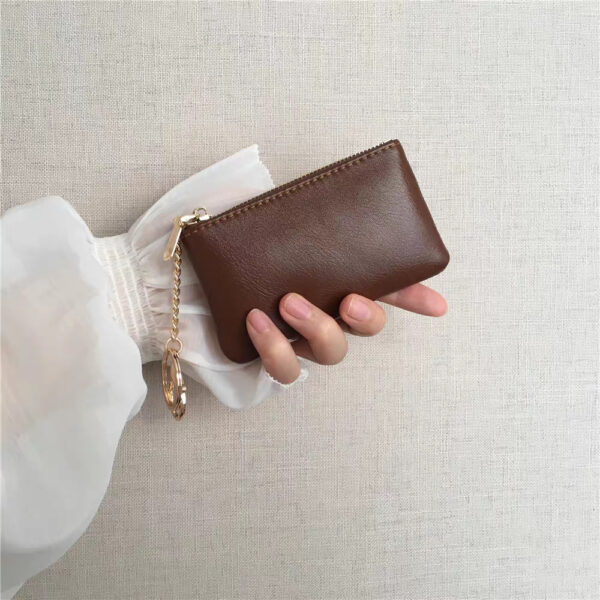 oly-69291f8f22a3b8f2d9ab540c37ed4857 Wholesale Retro PU Key Bag Women's Card Holder Zipper Coin Purse Car Key Holder Lipstick Case