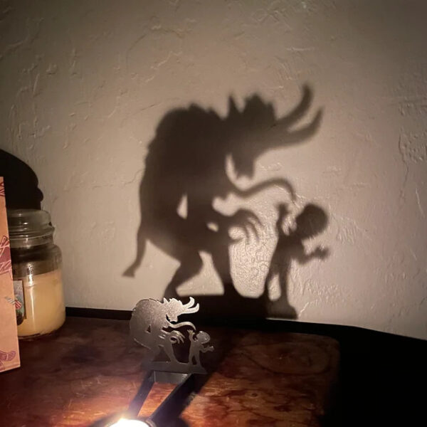 oly-6931f936451cabebbbd59c19bd8cbeff Wholesale Halloween Funny Shadow Stand Stainless Steel Candle Holder Devil Projection Lamp Desk Decor for Office Party Gift