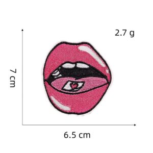 Pink cloth stickers 10#