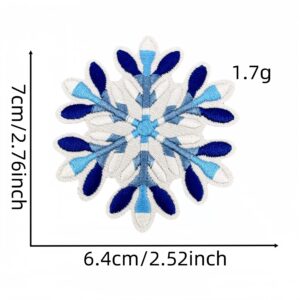 Snowflake cloth sticker 8#