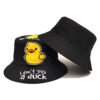 Wholesale Duck Print Bucket Hat Sun Protection Hat for Women Stylish Fashion Accessory