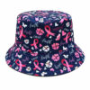 Wholesale Printed Bow Fisherman Hat Stylish Sun Protection Hat for Women Outdoor Travel