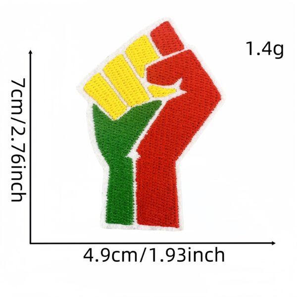 oly-6957ad36898b524106368ebd3e7353a9 Wholesale Black History Month Colorful Cartoon Cloth Patch Decorative Applique for DIY Clothing