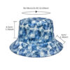 Wholesale Double Sided Leaf Print Fisherman Hat Stylish Summer Sun Hat for Outdoor Everyday Use