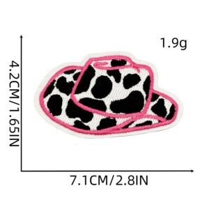 Cow style cloth stickers 6#