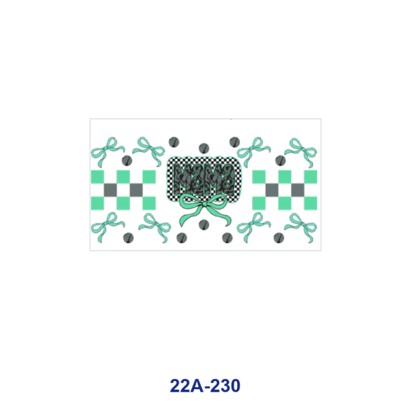 oly-6969d985620d6f5decf14b5340e0fcb6 Wholesale 5pcs Winter Fairy Mushroom House Crown Crescent Moon Bow Checkerboard Mama Text Mixed Print 16oz Cup UV DTF Wraps