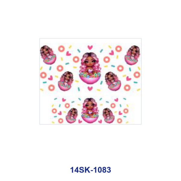 oly-696efa2df5002ac26d4b8f853a8402bd Wholesale 2/4/8pcs Cute Cartoon Girl Castle Sweet Treat Print Mini Cup Keychain Sticker