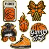 oly-69728e8039d81787655c7f71203c61de Wholesale Basketball Theme Embroidered Cloth Patch Set 6Pcs Decorative Iron-On Applique for Resale Gift