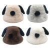 Wholesale Fluffy Furry Bucket Hat with Puppy Ears Winter Warm Thick Hat for Women Chic Casual Accessory