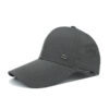 oly-69917f8a7e2c8f5aed5fb8ca4e9e1ddc Wholesale Extended Brim Baseball Cap for Outdoor Hiking Sun Protection Solid Dark Gray