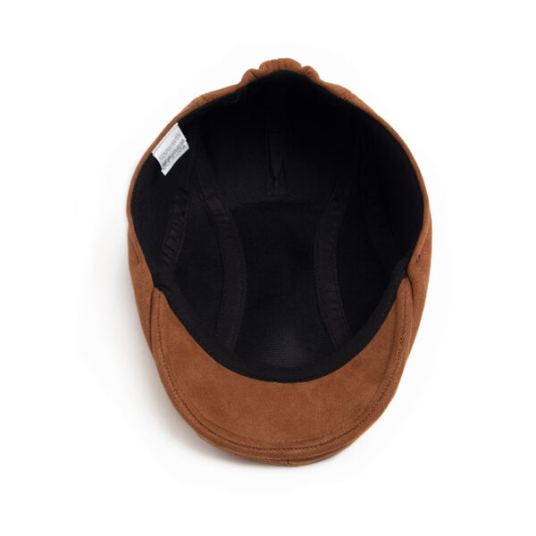 Wholesale Retro Men's Suede Baseball Cap Coffee Painter Style Winter Hat