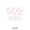 Wholesale 2/4/8pcs Bow Cherry Flower Pattern Mini Cup Keychain Sticker