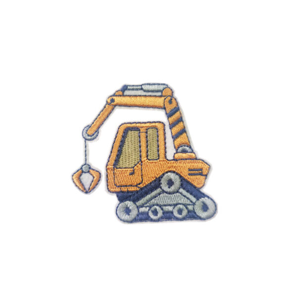 oly-69dc7e48697caf0ce1aef204d83b02f2 Wholesale Cartoon Excavator Embroidery Patch Stickers for Jackets Decorative Fashion Accessory