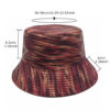 Wholesale Trendy Fisherman Hat Wine Red Sunscreen Hat for Casual Everyday Use
