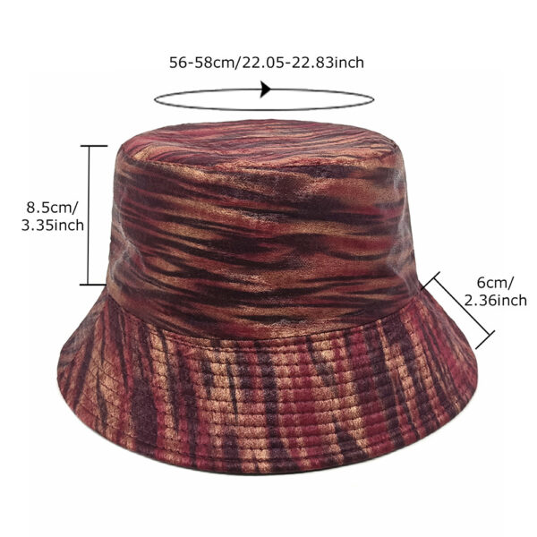 Wholesale Trendy Fisherman Hat Wine Red Sunscreen Hat for Casual Everyday Use