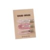oly-6a1da32a02526bedb81378af98280733 Wholesale 3 Pcs Pink Heart Acrylic Seamless Hair Clips Fashion Hair Accessories for Girls Boutique Resale