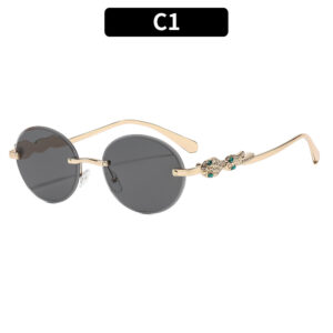 C1-Gold-framed grey sheet