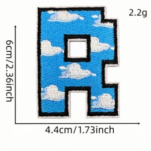 English alphabet cloth sticker r