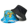 Wholesale Map Print Bucket Hat Modern Chic Sun Protection Hat for Everyday Wear
