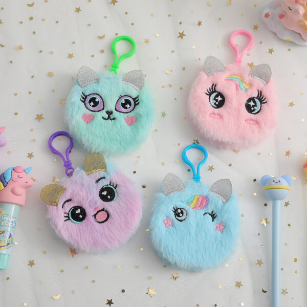 Wholesale Cute Cartoon Unicorn Plush Notebook Creative Diary for Kids Chic Fashion Accessory