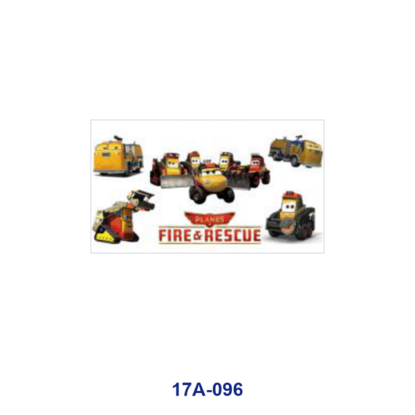 Wholesale 5pcs Kids Aviation Theme Cartoon Aircraft Fire Rescue Engineering Vehicle Mixed Decor Prints 16oz Cup UV DTF Wraps OLY Exclusive