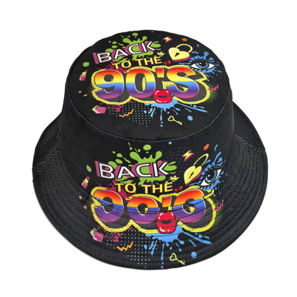 Wholesale Stylish 90s Retro Bucket Hat Unisex Sun Protection Everyday Fashion Accessory