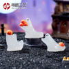 Wholesale Modern Minimalist Resin Ghost Holding Pumpkin Glow-in-the-Dark Halloween Party Decor
