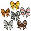 oly-6aba062e627edae8b46e6526bbee9073 Wholesale Ball Bow Embroidered Cloth Patch Decorative Iron On Patch for Luggage Garment Fashion Accessory