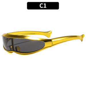 C1-gold frame gray piece