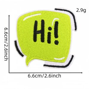 Hello hello cloth sticker 17#