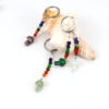 oly-6ae7eab5d6934e52317be79da2067d25 Wholesale Pastoral Style Crystal Bead Mushroom Keychain Car Key Accessory Gift